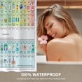 thumbnail image 6 of Fabric RosieLily Periodic Table Shower Curtains,Science Shower Curtains, Educational Bathroom Curtain, Funny Waterproof Bathroom Curtain, 72X72 inches, 6 of 6