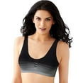 thumbnail image 2 of Bali Comfort Revolution Microfiber Crop Top, 2-Pack Pink Blushing/Excalibur w/Black Stripe 3XL Women's, 2 of 2