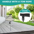 thumbnail image 4 of Eurhowing 2-in-1 Folding Walking Stick with Seat, Portable Trekking Pole & Hiking Chair, Adjustable Aluminum Cane for Seniors, Hiking, Camping, Up to 330lbs, Beige, 4 of 8