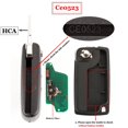 thumbnail image 1 of Jingyuqin-llave de coche remota ASK/FSK 434Mhz, 2 botones, para Citroen C4, C5, C6, C8, Xsara, Picasso, Peugeot 107, 207, 307, 308, CE0536/0523, 1 of 4