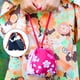 thumbnail image 4 of Bolsa japonesa con cordón Salvador Bolsa de regalo de bolso de decoración de cosplay de Kimono, 4 of 8