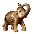 thumbnail image 4 of Estatuilla de de Resina Ornamento Feng Shui Artesanía Representa Dinero Decoración de Oficina Cobre, 4 of 6