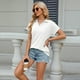thumbnail image 4 of Blusas de verano de manga corta para mujer, elegante camisa tipo túnica de negocios, 4 of 8