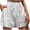 #0183-White, variant on Pounoo Women's Shorts Drawstring Bow Satin Casual Bottoms Party Night Style Lightweight Shiny Relaxed Fit Gift