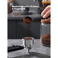 thumbnail image 6 of Espresso Machine 3.5 Bar, 800W Compact Coffee Maker with Integrated Steam Wand for Lattes and Cappuccinos, 4-Cup Capacity for Home and Office, Black, 6 of 7