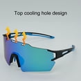 thumbnail image 4 of 1 Pair Unisex Sports Glasses Polarized Lens Impact Resistant Anti-UV Ultra Light Goggles for Outdoor Riding Skiing, 4 of 7