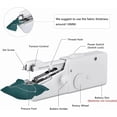 thumbnail image 5 of Máquina de Coser Portátil, Maquina de Coser de Mano, Mini Máquina de Coser Eléctrica Portátil Inalámbrica para Principiantes Costura en el Hogar o en Viajes, 5 of 5