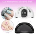 thumbnail image 4 of Gel UV LED Nail Lamp, GIUGT UV Nail Lamp 180W LED Nail Light Fast Nail Dryer for Gel Polish Curing with 4 Timers Portable Handle Large Space Automatic Sensor, LCD Display Nail Lamp for Home & Salon, 4 of 12