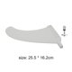 thumbnail image 4 of Ndcxsfigh Estabilizador Tabla Surf Timón Paleta Extraíble Aleta Cola Surf 9 Pulgadas (blanco), 4 of 9