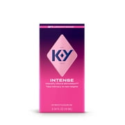 K-Y Intense Pleasure Gel Lube, Water Based Personal Lubricant For Sexual Wellness, Vaginal Moisturizer, 0.34 fl oz