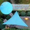 thumbnail image 3 of Voile d'Ombrage Extérieure Pare-Soleil Imperméable Triangulaire UV Combinaison Voile d'Ombrage, 3 of 6