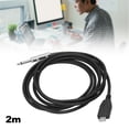 thumbnail image 4 of Câble Guitare USB, Câble Audio Guitare Pratique Puce de Conversion D/A Réduction de Bruit Robuste pour Ordinateur avec Port USB 2m / 6.6 Pieds, / 9.8 Pieds, 4 of 7