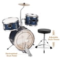 thumbnail image 3 of Batería Irfora Juego de batería para niños de 14 pulgadas y 3 piezas con trono ajustable Pedal de platillo Baquetas Instrumento musical para niños Niños principiantes Irfora Batería, 3 of 7