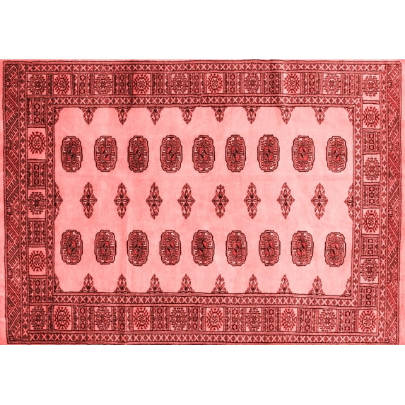 Ahgly Company Indoor Rectangle Southwestern Red Country Area Rugs, 2' x 5'