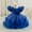 Blue, variant on SERTG Little Girls' Party Dress Sheer Paneled Skirt with Back Zipper Short Sleeve Round Neck Princesse Outfit for 6 Months-4 Years(Blue,4 Years)