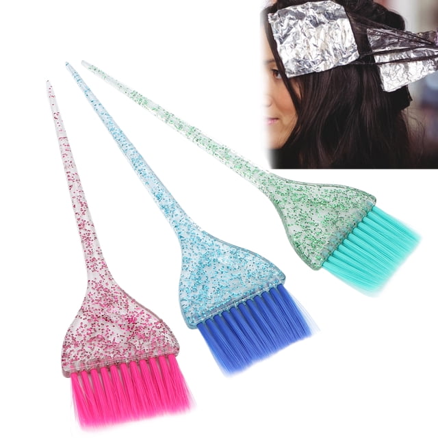 Pincel de Color de Cabello, Juego de Cepillo de Tinte Transparente Ergonímico para Barbero para Salón