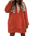 thumbnail image 3 of ZSQDM Hoodies Women Womens Oversized Hoodies Sweatshirts Fall Fashion 2025 Pullover Sweaters Winter Clothes Red Sweater Women Blending Sweatshirt （M）, 3 of 9