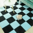 thumbnail image 3 of MasteelfCA 6Pcs Household Patchwork Floor Mats Protective Cushion Splicing Rugs for Bedroom, 3 of 8