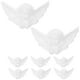 thumbnail image 1 of KAKOWELY 8 piezas de cabeza de ángel para baby shower, decoración de resina en miniatura, recuerdos para baby shower, 1 of 4