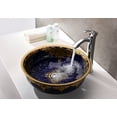 thumbnail image 2 of ANZZI Sauano 16.5" Bathroom High Tempered Glass Vessel Sink in Royal Blue, 2 of 5