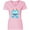 Classic Pink, variant on Cute Monster, Little Monster, Blue Monster, Horns Women's V-Neck T-Shirt