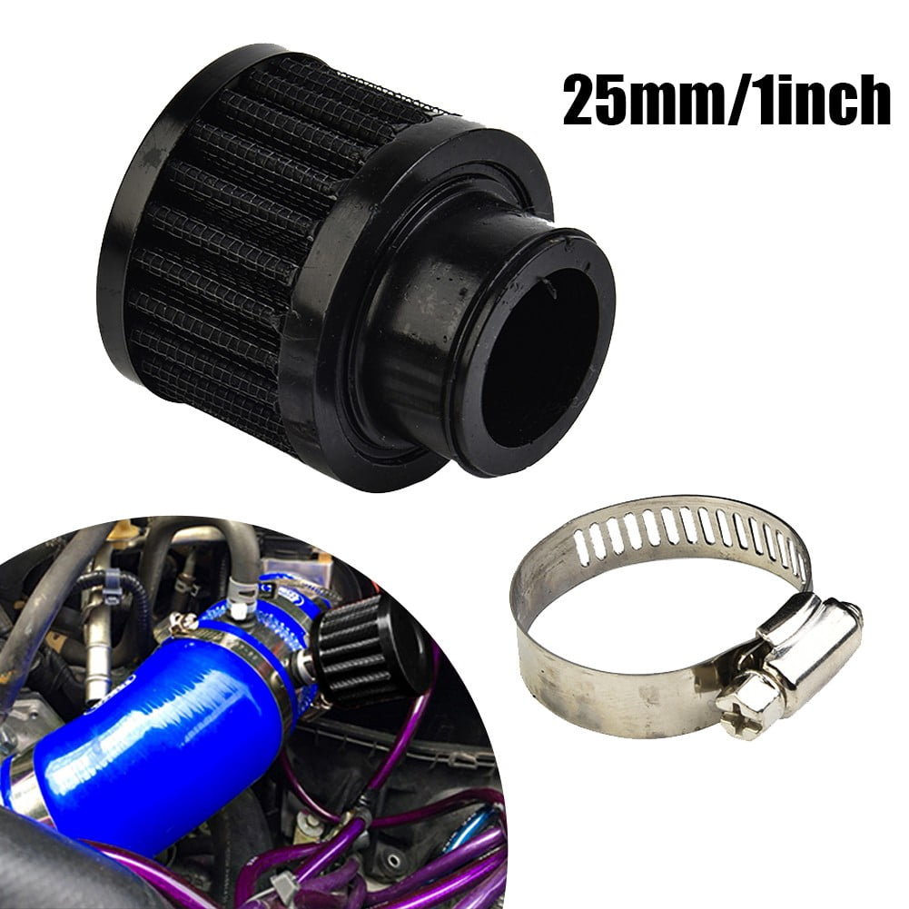 Universal Red Air Filter With 25mm Adjustable Rubber Clamp | For Car, Generator, Tractor Intake (50x60mm) - View #5