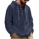 thumbnail image 4 of Ceisia Men Slim Fit Fashion Solid Color Long Sleeve Stand Collar Gift Zipper Casual Daily Party Wear Shirt Top, 4 of 7