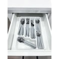 thumbnail image 5 of Mainstays 49-Piece Stainless Steel & Plastic Flatware with Organizer Tray, Soft Silver, Service for 8 Adults, 5 of 9