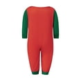 thumbnail image 5 of PaerPade Family Matching Christmas Pajama Set, Letter Print Long Sleeve Tops Elastic Waist Pants Sleepwear Outfits, 5 of 10