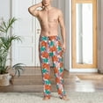 thumbnail image 4 of Bingfone Hawaiian Style Mens All Over Print Sleep Pajama Pants-Medium, 4 of 5