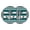 Green, variant on Blue Beige Anchor Round Placemats Set of 2 Nautical Summer Beach Coastal Ocean Place Mats Indoor Woven Table Mats Washable Heat-Resistance Braided Dining Table Placemats for Kitchen Party 13 Inch