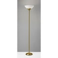 thumbnail image 5 of Adesso Glenn 300W Torchiere Antique Brass and Frosted Plastic, 5 of 5