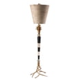 thumbnail image 2 of Lucas McKearn Flambeau Traditional Resin Table Lamp in Black/Cream, 2 of 5