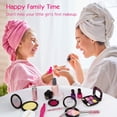 thumbnail image 6 of Syenll Pretend Makeup Kit for Girls, 11 Pcs Fake Makeup Set with Cosmetic Bag, Toddler Makeup Toy for 3-8 Years Old Girls Birthday Gifts, 6 of 8