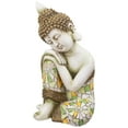 thumbnail image 4 of Northlight Resting Mosaic Buddha Outdoor Ceramic Garden Statue - 17", 4 of 7
