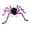 Purple S, variant on Halloween Spider Backpack Candy Bag Plush Giant Spider with Light Up Eyes Trick or Treat Goodie Bags for Adults Spooky Party Cosplay Props Decor，Black A
