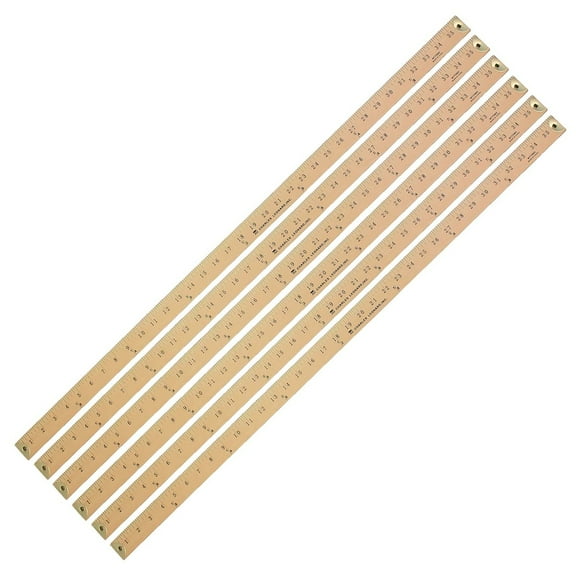 Charles Leonard Wood Yardstick, 6 Count