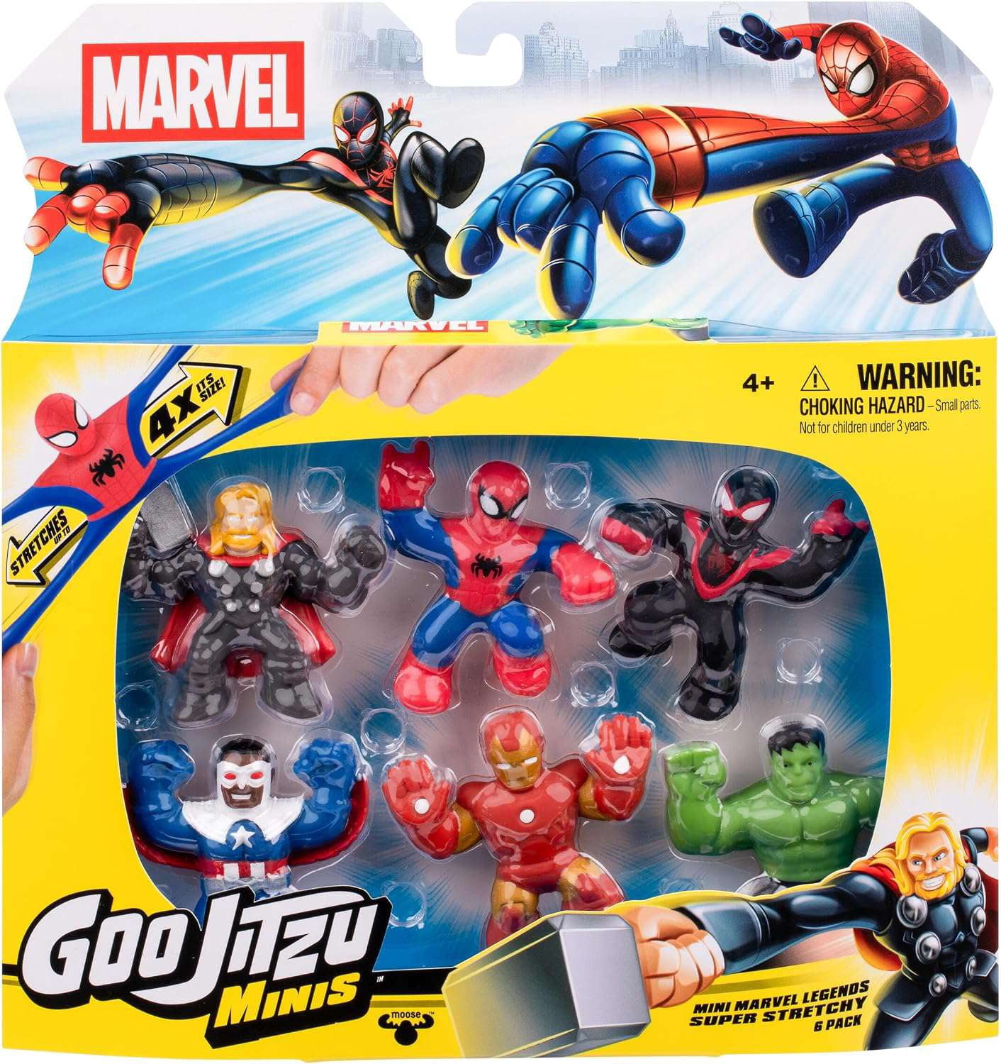 Heroes of Goo Jit Zu Marvel Spider-Verse Action Figure Minis Mega
