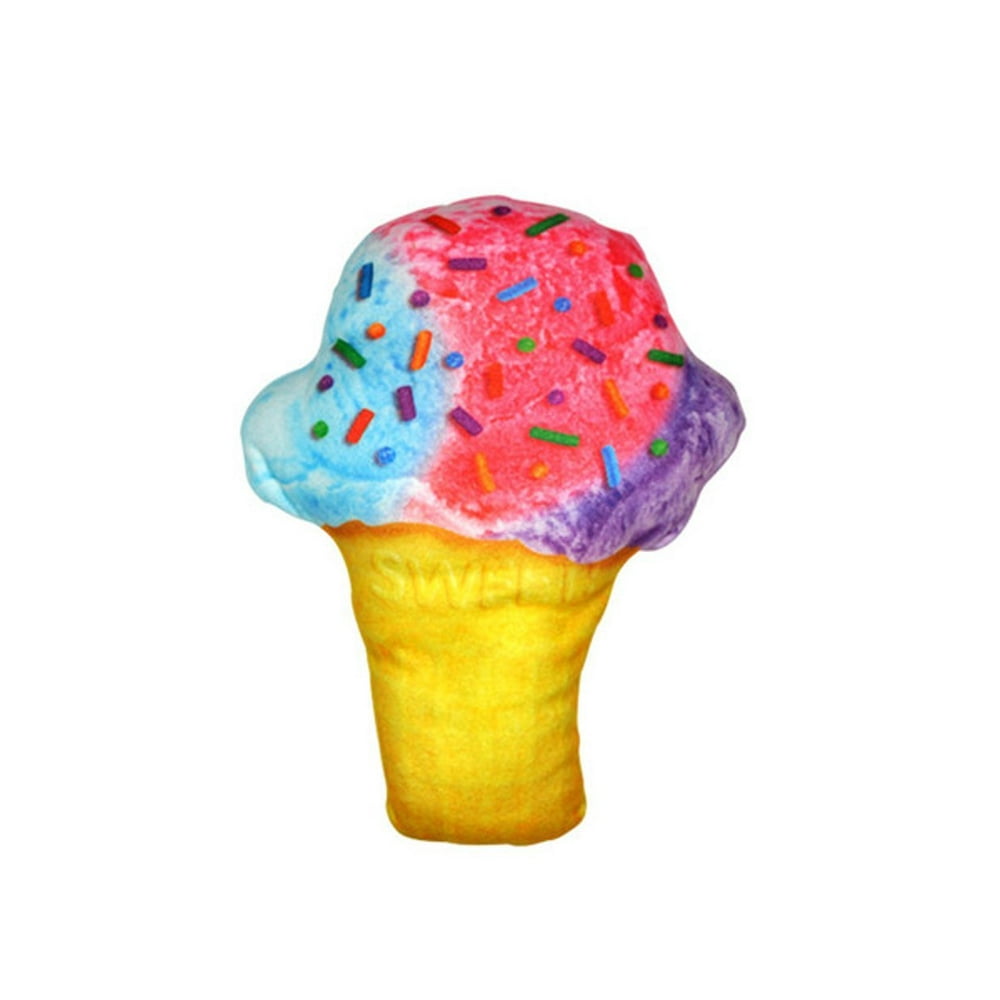 Food Fight! Novelty Pillows Ice Cream Cone, 12 inches