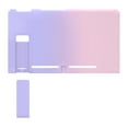 thumbnail image 2 of eXtremeRate Soft Touch Grip Gradient Pink Violet Console Back Plate DIY Replacement Housing Shell Case for Nintendo Switch Console with Kickstand – JoyCon Shell NOT Included, 2 of 7