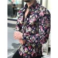 thumbnail image 1 of Camisa con botones para hombre, diseño de diseñador, manga larga, para fiestas, exteriores, primavera y verano, de lujo, cómoda, 2024, 1 of 6