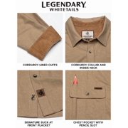 Legendary Whitetails Men's Buck Camp Flannel Shirt Long Sleeve Button Down 100% Cotton