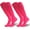 Pink, variant on Soccer Socks Cheering Long Tube Sport Socks for Men Women - Anti-Slip Knee High Football Socks Sport Socks for Men/Women, 2 Pairs