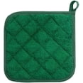 thumbnail image 2 of FFIY 100% Coton Cuisine Base Porte-Pot Éponge Résistant à la Chaleur Porte-Côte pour la Cuisson et la Cuisson Set de 5 Gris Vert Foncé Porte-Pot Vert Foncé, 2 of 8