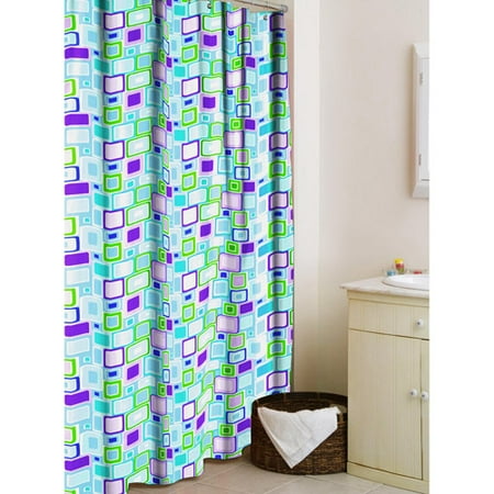 Your Zone Microfiber Shower Curtain, Hypnotic