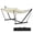 Beige, variant on Memoryfield Portable 2 Person Double Hammock with Heavy Duty Steel Stand, 450LBS Load Capacity, for Patio, Yard, Camping, Beige
