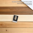 thumbnail image 1 of HAMPPLIES 16PCS Bathroom Mirror Mounting Clips for Glass Mirror Sleek Design Support, 1 of 6