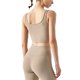 thumbnail image 3 of Txlixc Chaleco deportivo femenino, chaqueta de cuello cuadrado con estera extraible Txlixc  moda, 3 of 6