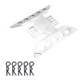 thumbnail image 1 of Placa de deslizamiento de acero inoxidable, protector de chasis con pinzas de cuerpo tipo R Afortunado Sencillez, 1 of 5