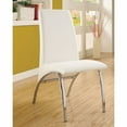 thumbnail image 2 of Glenview Contemporary Side Chair-Steel Tube, White Finish, Set Of 2, 2 of 3